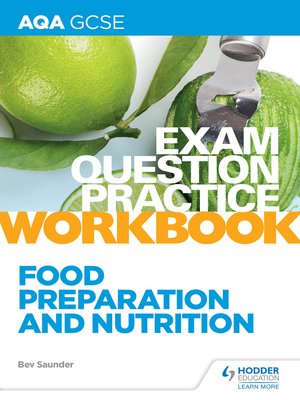 cover image of AQA GCSE Food Preparation and Nutrition Exam Question Practice Workbook